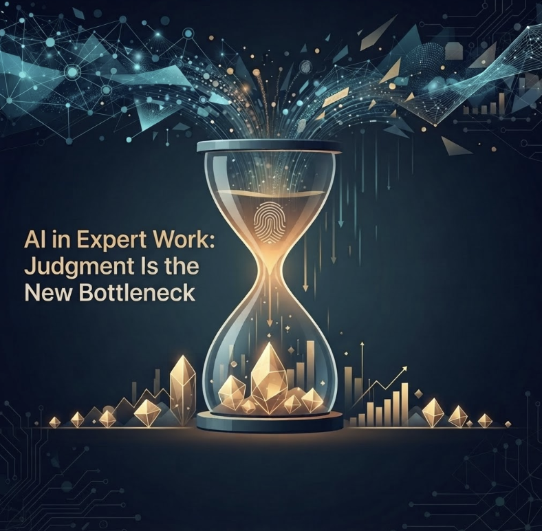 AI in Expert Work: Judgment Is the New Bottleneck