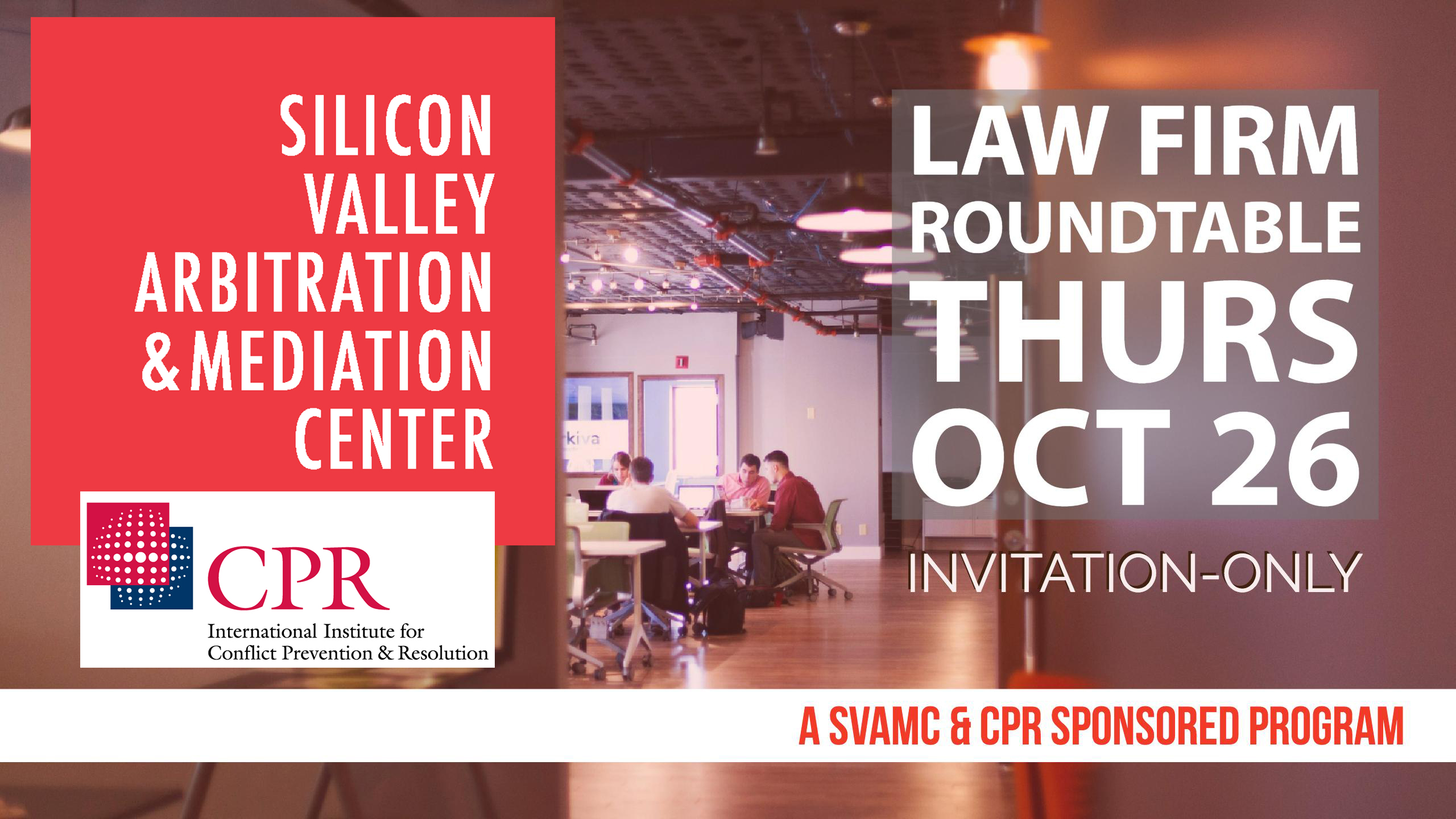 Law Firm Roundtable Thurs Oct 26